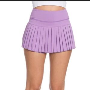 Goldhinge purple athletic skort